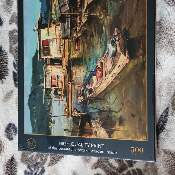 Art & Fable Puzzle Co. Pearl River Village - 500 Piece Jigsaw Puzzle - Picture 2 of 7